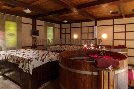 Японская баня в кедровом доме