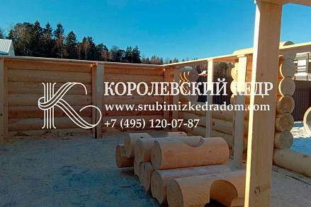 Строительство деревянной бани из бревна